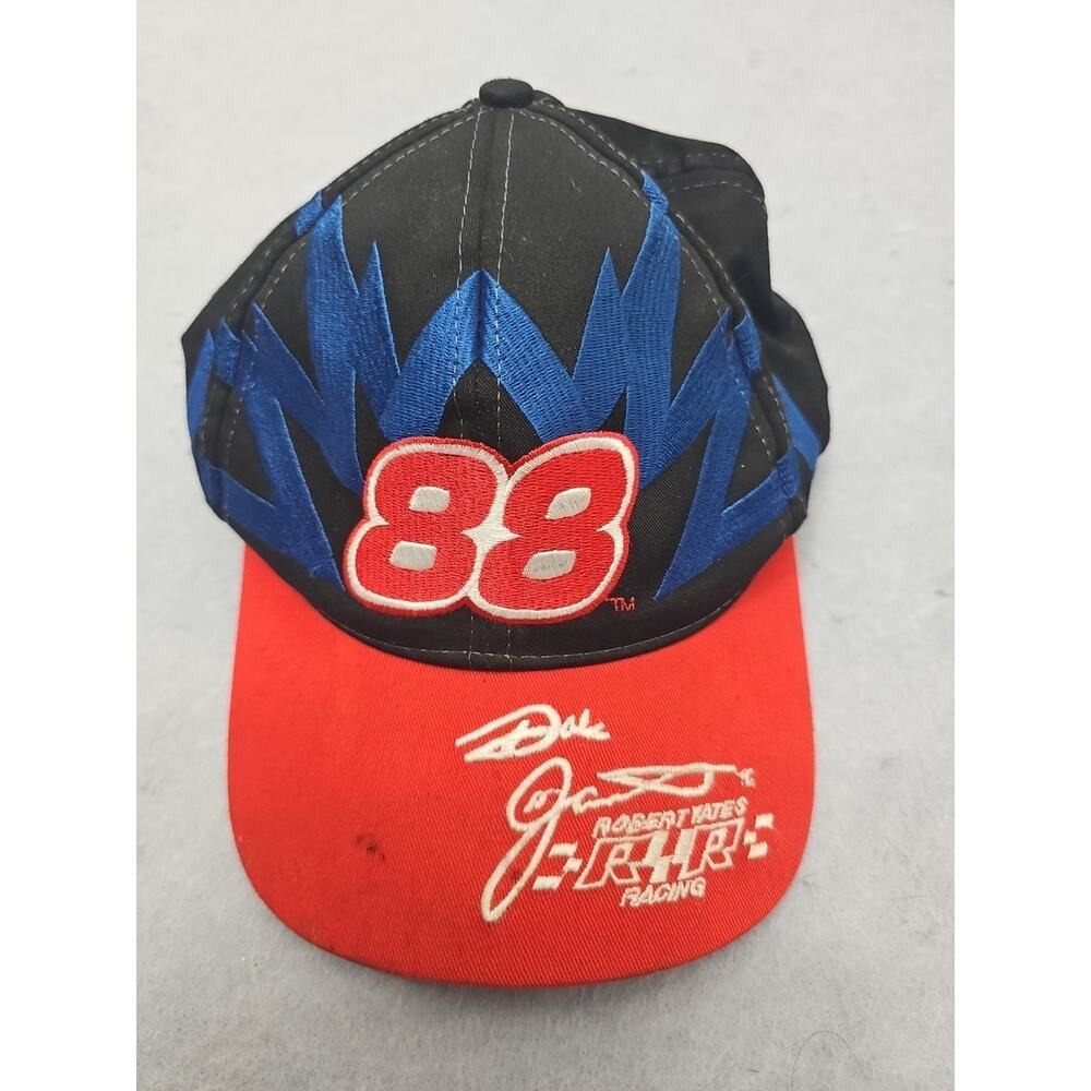 Vintage Dale Jarrett Hat Cap Ford NASCAR Competitors View 88 Swirl 90's RYR